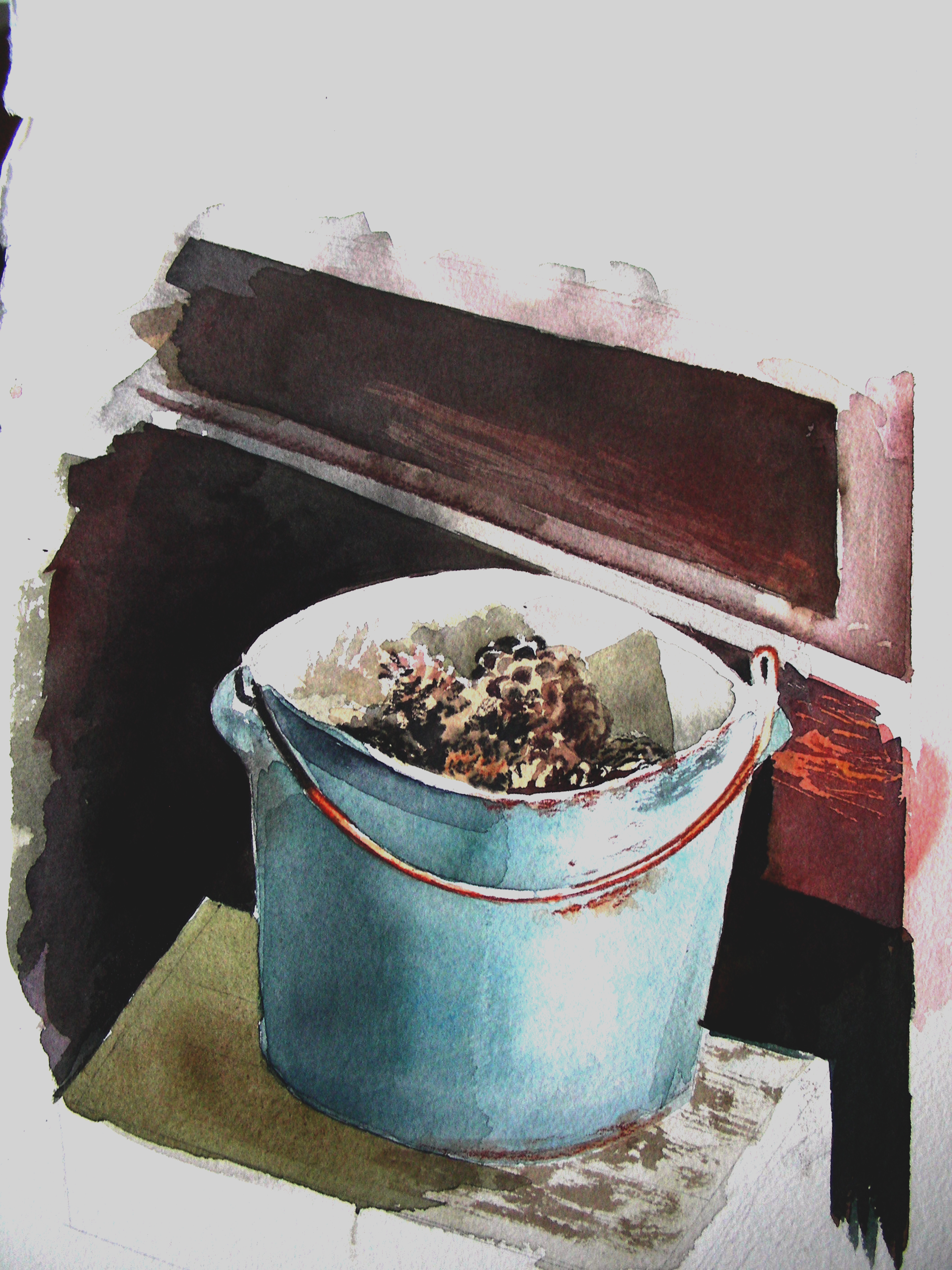 Trying to Emulate Andrew Wyeth wtih a Watercolor Still Life